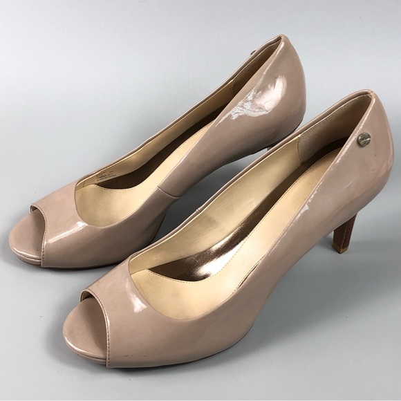Calvin Klein Kyle Women’s Open Toe Pump Heels Size 10M - Picture 6 of 11